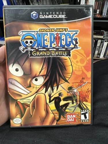 One Piece: Grand Battle (Nintendo GameCube) Tested CIB W/ Reg Card