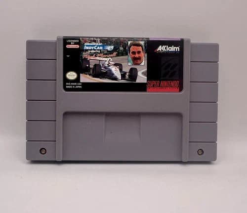 Newman Haas Indy Car Featuring Nigel Mansell Nintendo SNES Working Cartridge