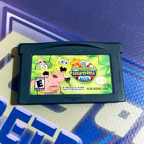 The SpongeBob SquarePants Movie (Nintendo Game Boy Advance GBA, 2004) Tested