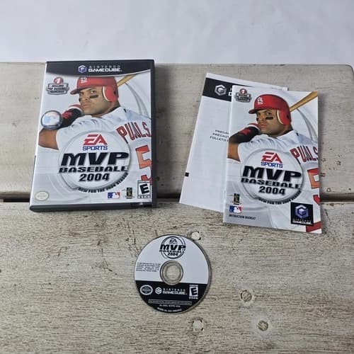 MVP Baseball 2004 (Nintendo GameCube, 2004) CIB - Complete - Tested & Working