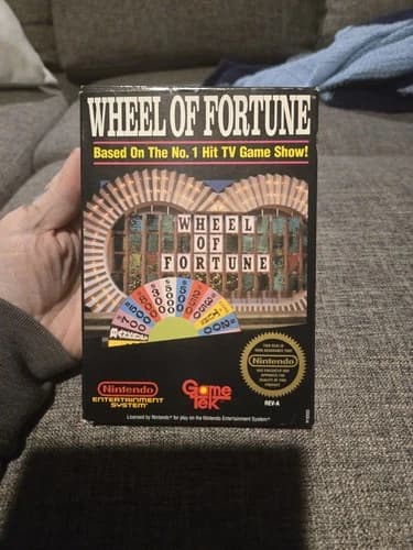 WHEEL OF FORTUNE -NINTENDO NES-CIB- VERY NICE
