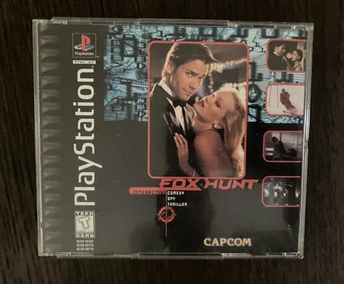 Fox Hunt (Sony PlayStation 1, 1996) PS1 3 Disc Set Complete With Manual CIB