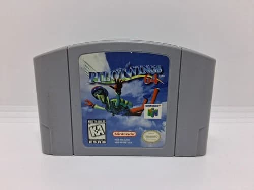 Pilotwings 64 Nintendo N64 Video Game, Authentic, Cleaned, Tested