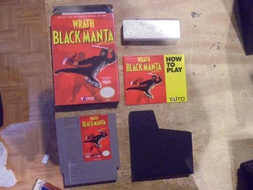 Wrath of the Black Manta NES Nintendo Entertainment System CIB Manual Box Game