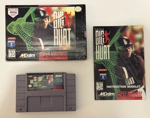 Frank Thomas: Big Hurt Baseball - (Super Nintendo) Complete