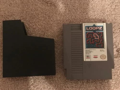 Loopz (Nintendo Entertainment System, 1990) TESTED AND WORKS