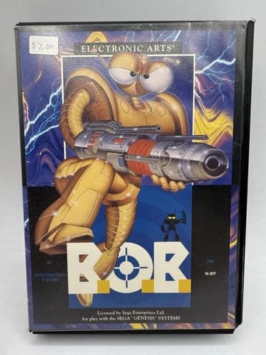 Sega Genesis BOB B.O.B. CIB With Manual Tested & Working Robot Game Complete