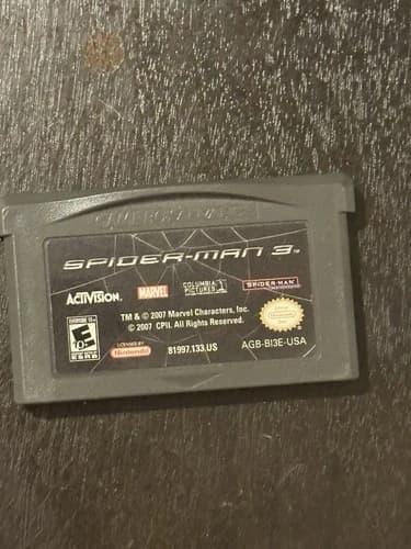Spider-Man 3 Game Boy Advance