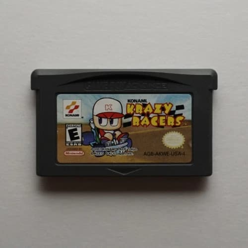 Konami Krazy Racers (Nintendo Game Boy Advance, 2001) Authentic Tested Working!