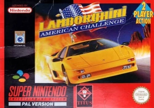 Lamborghini American Challenge (Nintendo SNES Game)