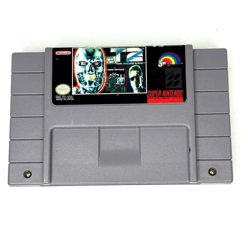 T2 The Arcade Game SNES Super Nintendo Video Game Cartridge Only TESTED
