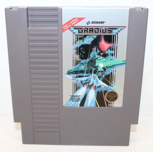 Gradius - Nintendo NES Video Game - Tested & Working Authentic