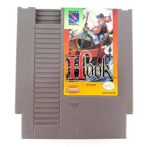 Hook (Nintendo Entertainment System, 1992) Authentic Cart Only Tested & Works