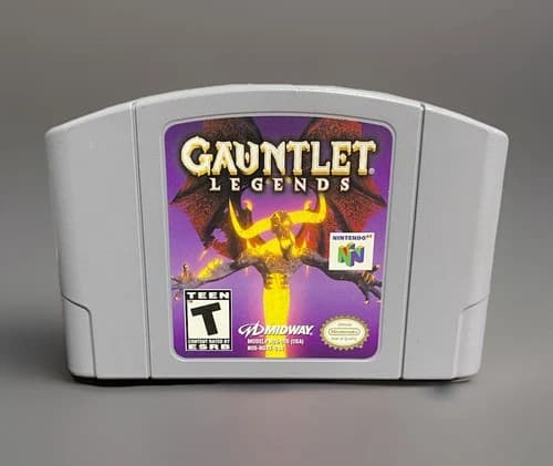 GAUNTLET LEGENDS *AUTHENTIC* NINTENDO 64 CARTRIDGE *TESTED* N64 1998 Midway