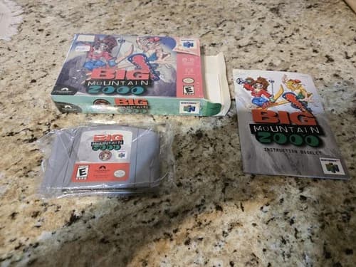 Big Mountain 2000 N64 Original Box w/ Manual