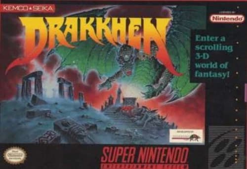 Drakkhen - SNES Super Nintendo Game