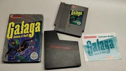 Nintendo NES Video Game GALAGA DEMONS OF DEATH::CIB