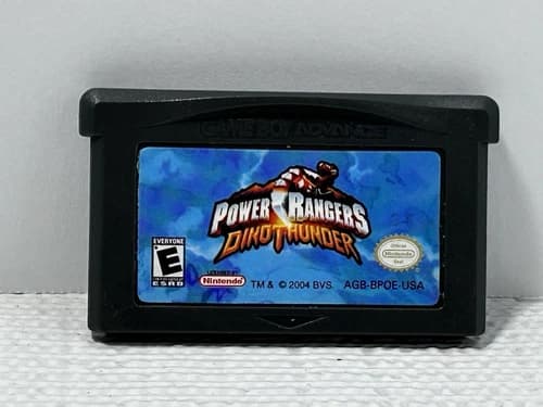 Power Rangers Dino Thunder Nintendo Gameboy Advance Game Cartridge 2004 Unteste