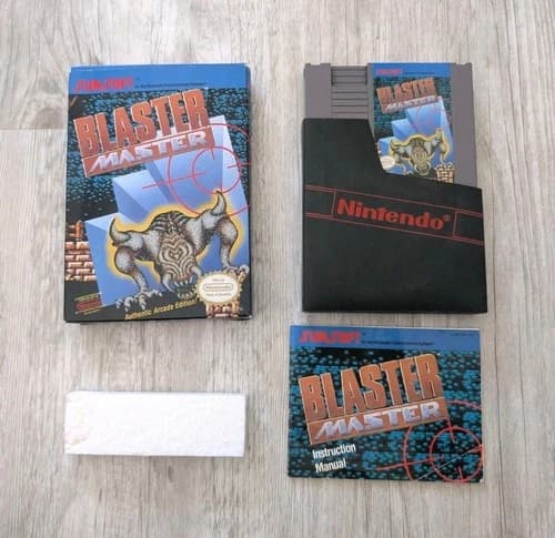 Blaster Master (Nintendo NES) Complete In Box w/Manual CIB Authentic Tested