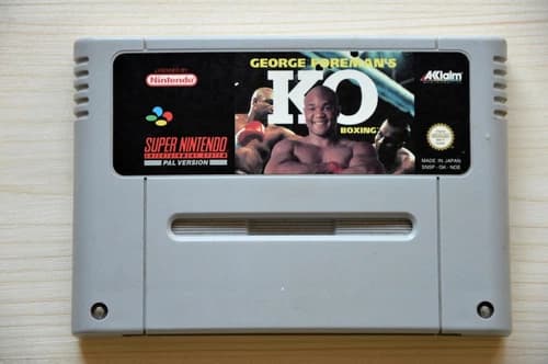 SNES - George Foreman's KO Boxing for Super Nintendo