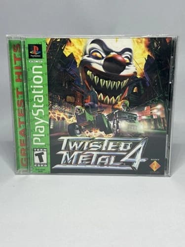 Twisted Metal 4 - Greatest Hits PS1 (Sony PlayStation 1, 2000) used working