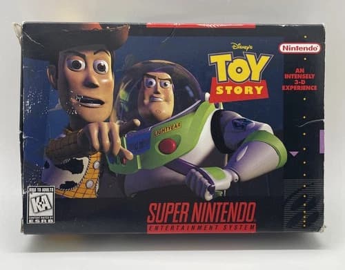 Toy Story (Super Nintendo, SNES) Complete With Manual