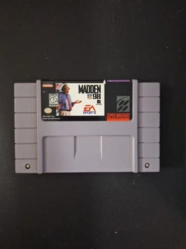 Madden NFL 98 (Super Nintendo Entertainment System, SNES, 1997) Cartridge Only