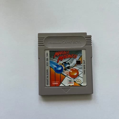 Nintendo Gameboy Marble Madness Authentic Tested & Working 1991
