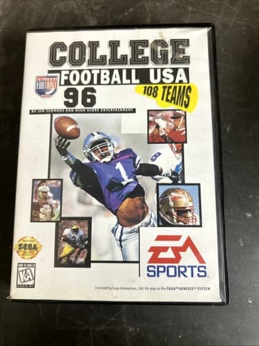 College Football USA 96 (Sega Genesis, 1995) Complete