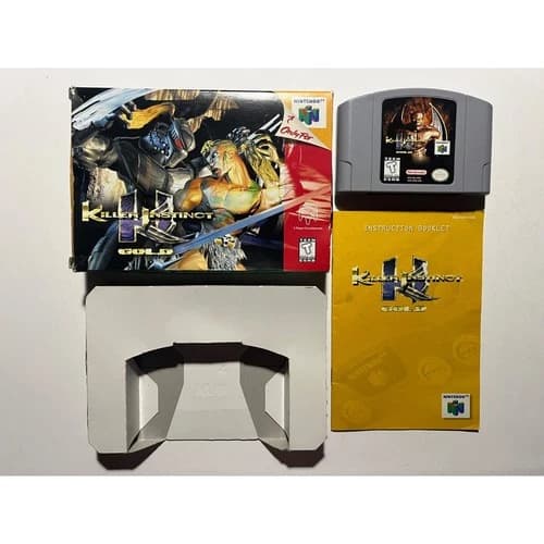 Killer Instinct Gold (Nintendo 64 N64)Works Authentic Complete CIB🔥Nice Shape!
