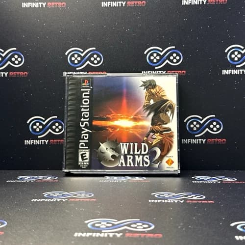 Wild Arms 2 Sony PlayStation 1 PS1 CIB Complete Refurbished Tested Free Shipping