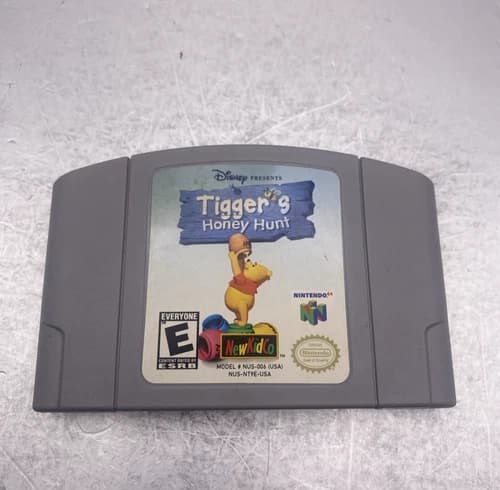 Tigger's Honey Hunt (Nintendo 64, N64, 2000, Disney, Winnie The Pooh) Tested