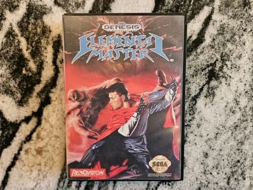Elemental Master (Sega Genesis) RARE CIB Complete - Authentic & Tested