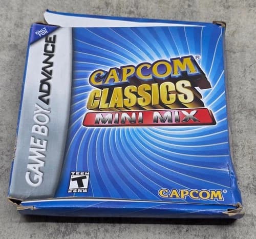 Capcom Classics Mini Mix Nintendo Game Boy Advance GBA CIB Used Tested
