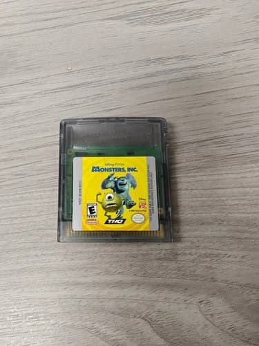 MONSTERS INC Nintendo Gameboy Color GBC Tested Authentic Game Boy 2001