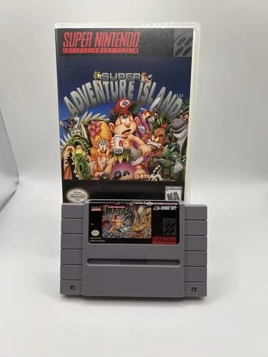 Super Adventure Island (Super Nintendo SNES, 1992) Authentic Game Tested