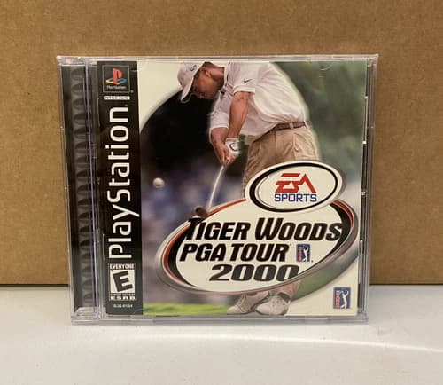 Tiger Woods PGA Tour 2000 (Sony PlayStation 1, 2000) USED - GREAT CONDITION