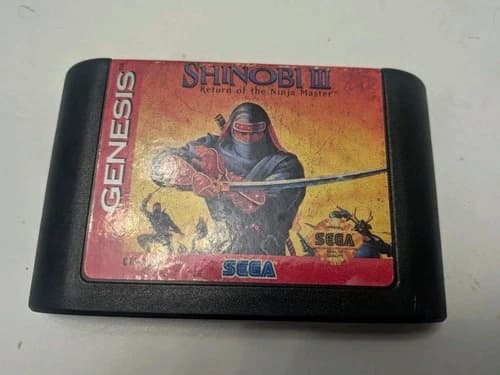 Shinobi III: Return of the Ninja Master (Sega Genesis, 1993) Cart Only