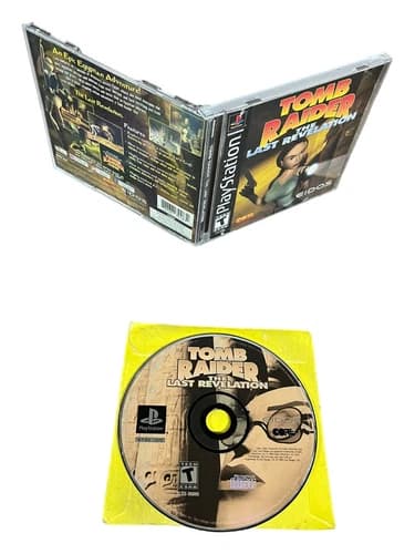 Sony PlayStation 1 PS1 Complete CIB COMPLETE Tomb Raider The Last Revelation BL
