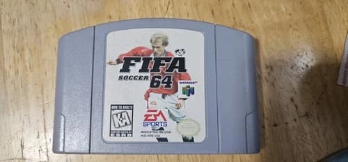 FIFA Soccer 64 Nintendo 64 N64 Cartridge 1996 Edition, Tested and Working