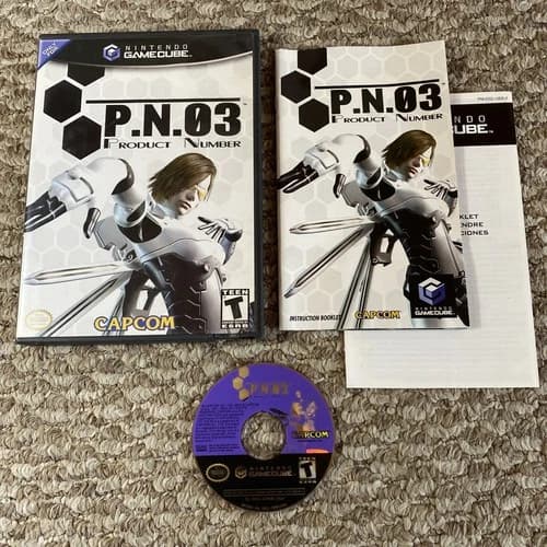 P.N.03: Product Number 03 (Nintendo GameCube, 2003) CIB Complete Tested