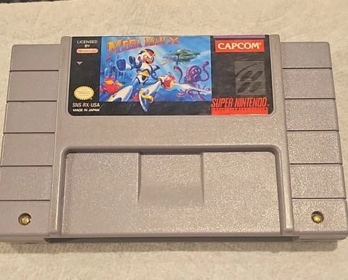 Capcom Mega Man X for Super Nintendo SNES Game Cartridge NTSC-U/C (US/Canada)