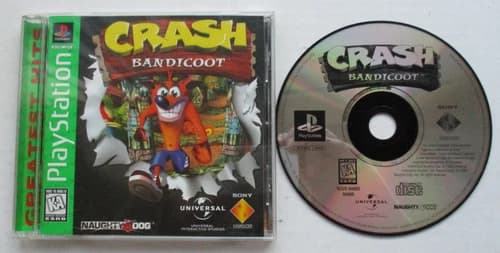 CRASH BANDICOOT 1 Playstation 1 PS1 Greatest Hits Clean Tested Authentic
