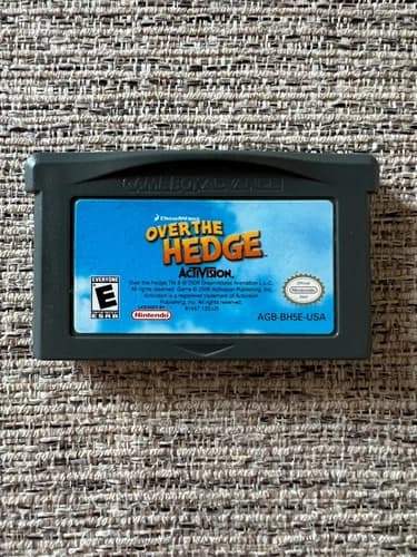 Over the Hedge Game Boy Advance 2006 Cartridge - Acceptable Condition