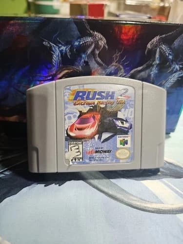 Rush 2 Extreme Racing Nintendo 64 N64, Authentic, Tested Working