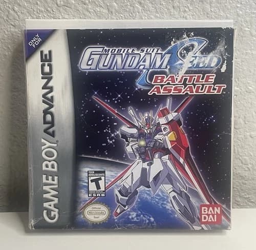 Mobile Suit Gundam SEED Battle Assault Nintendo Game Boy Advance GBA CIB Tested