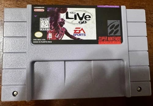 NBA Live 98 (Super Nintendo, SNES) USED. . * Cartridge Only*