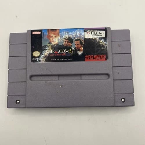 Home Alone 2 Lost In New York (Super Nintendo SNES 1992) TESTED WORKING