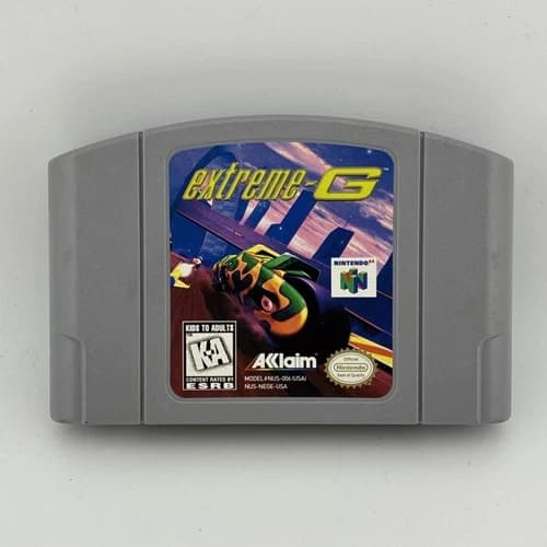 Extreme-G (Nintendo 64, N64, 1997) Authentic Original OEM Cartridge (Near Mint)