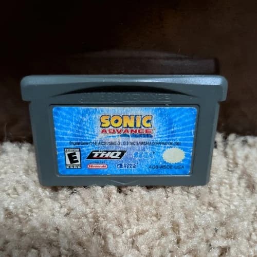 Sonic Advance GBA Nintendo Game Boy Advance 2002 Authentic Game Cartridge Only